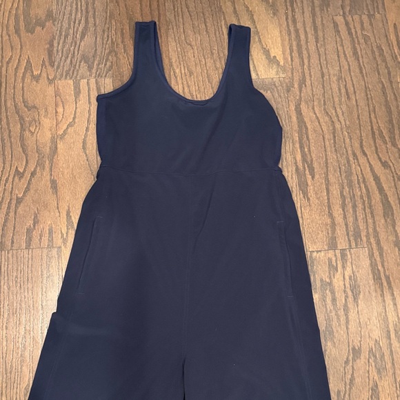 Athleta Navy Blue Jumpsuit - Picture 2 of 4